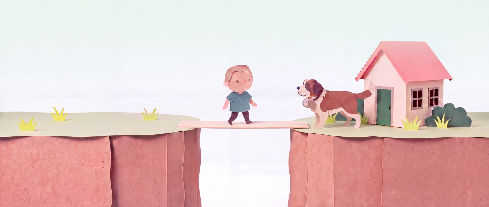 The story scene with the crossing nearly complete